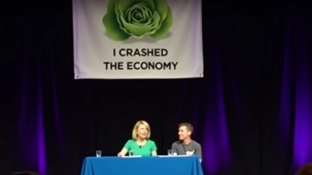 Activist Prank Involving Lettuce Banner Disrupts Liz Truss's Speech