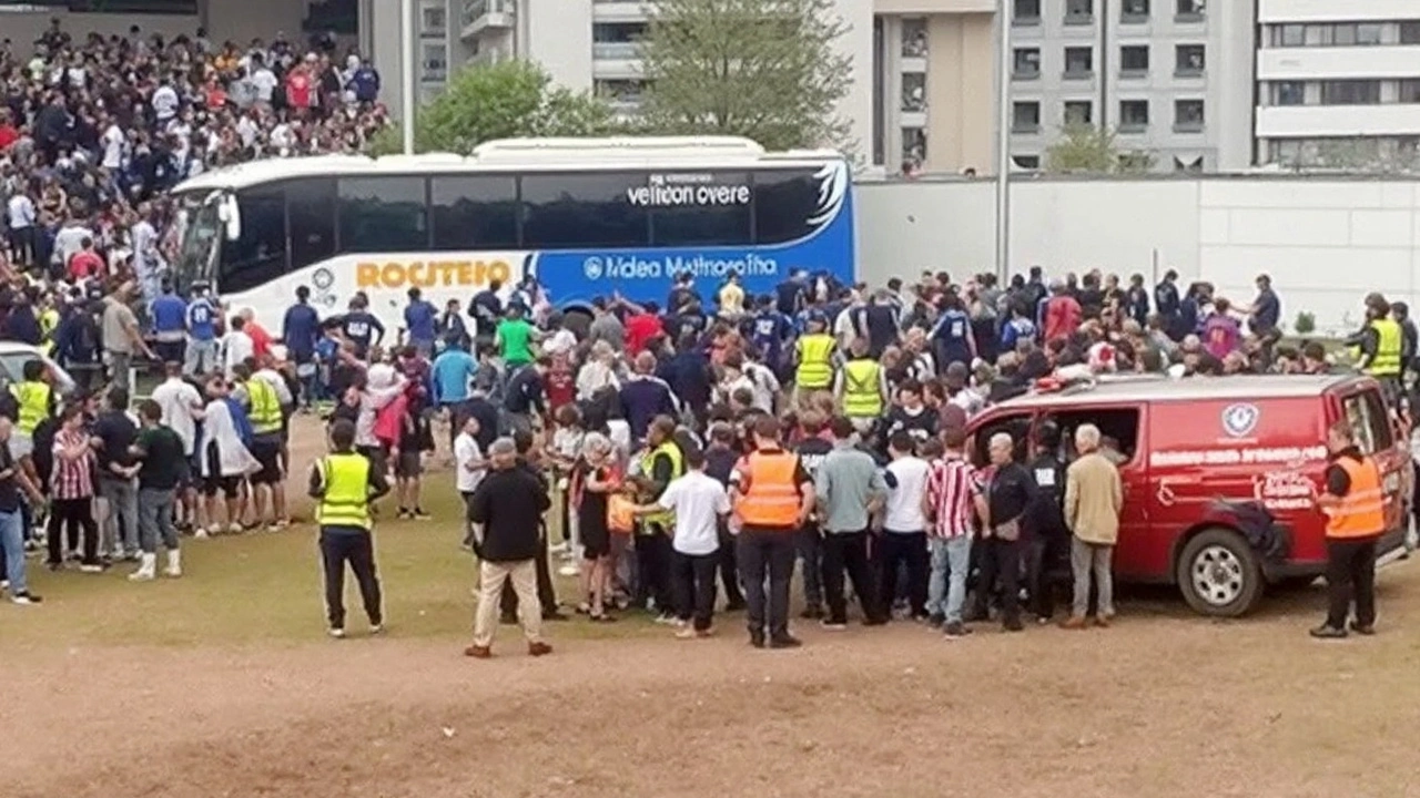 Kenya Premier League Match Turns Chaotic as Shabana and Gor Mahia Fans Clash, Injuries Reported